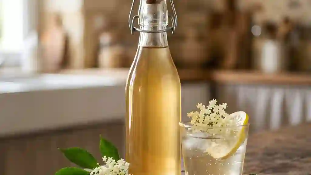 Sirop de sureau floral et acidulé - Photo de présentation