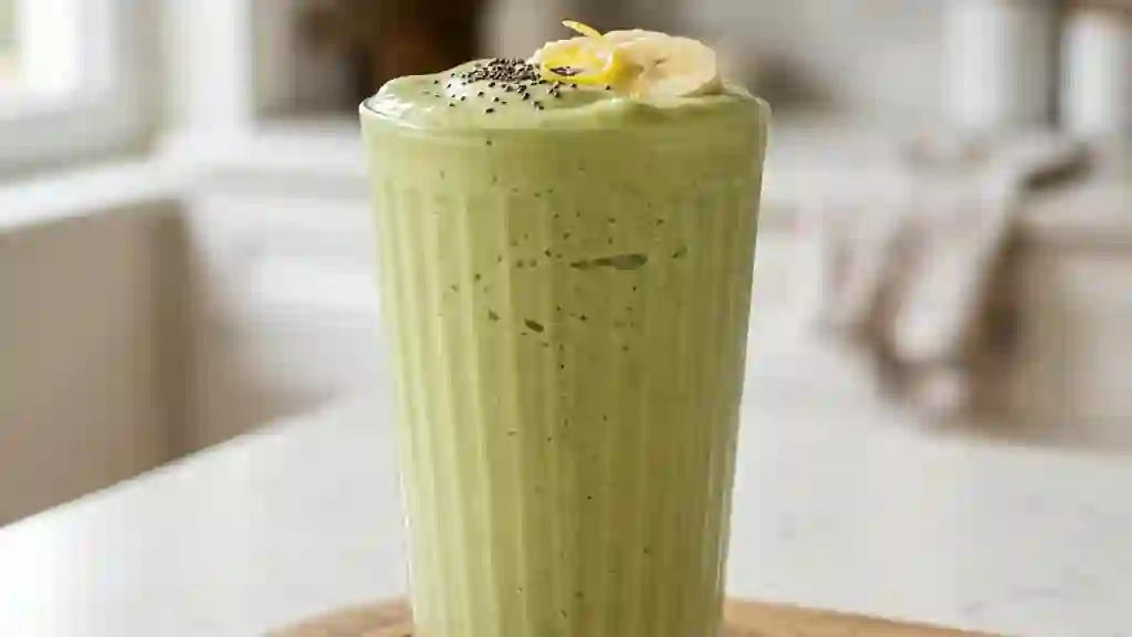 Smoothie Onctueux Banane Avocat - Photo de présentation