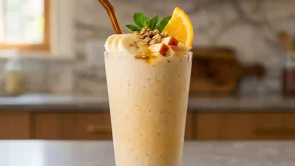 Smoothie Onctueux Banane-Orange - Photo de présentation
