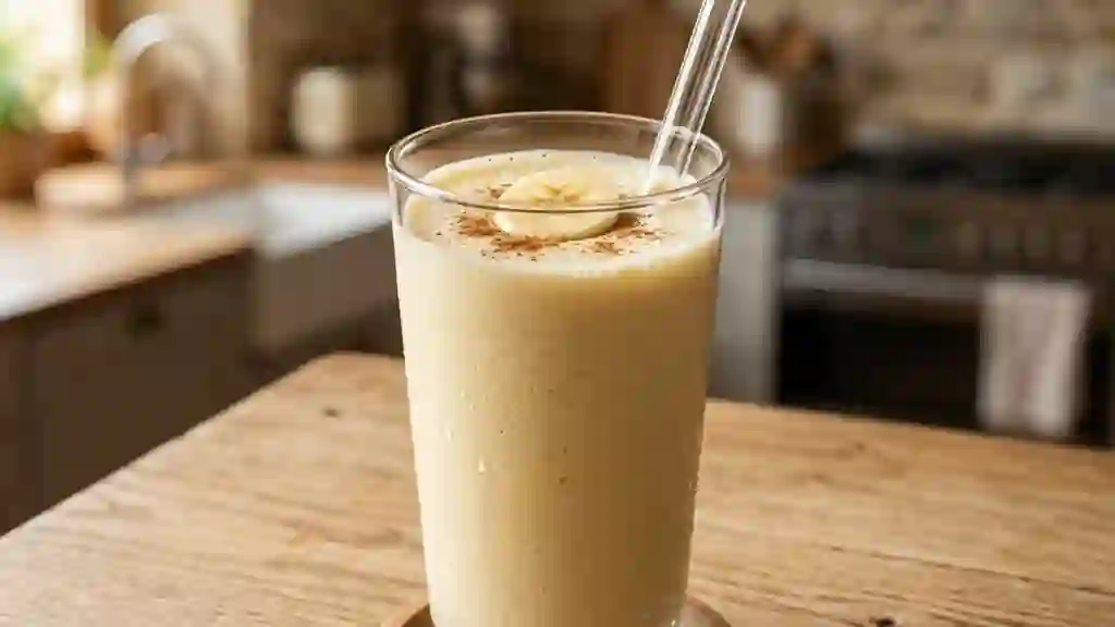 Smoothie Banane Vanille Velouté - Photo de présentation