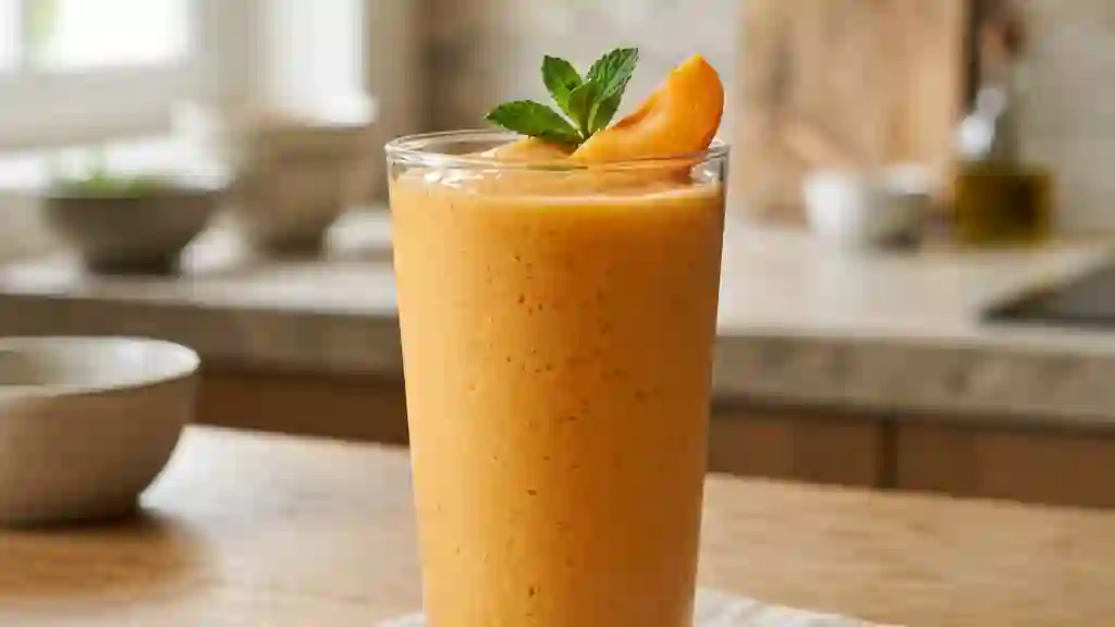 Smoothie onctueux abricot et miel - Photo de présentation