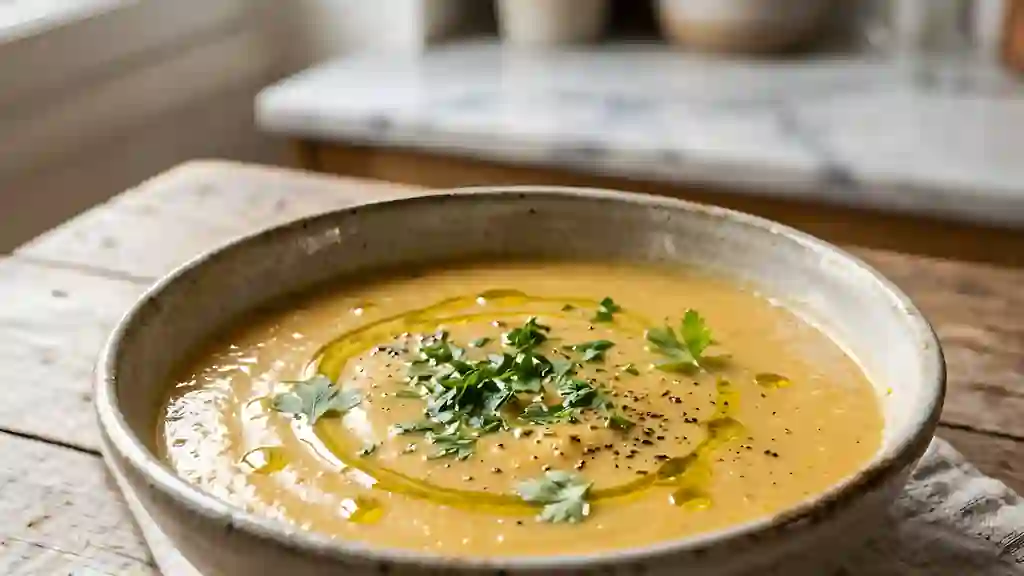 Sopa de Portimao onctueuse aux légumes - Photo de présentation