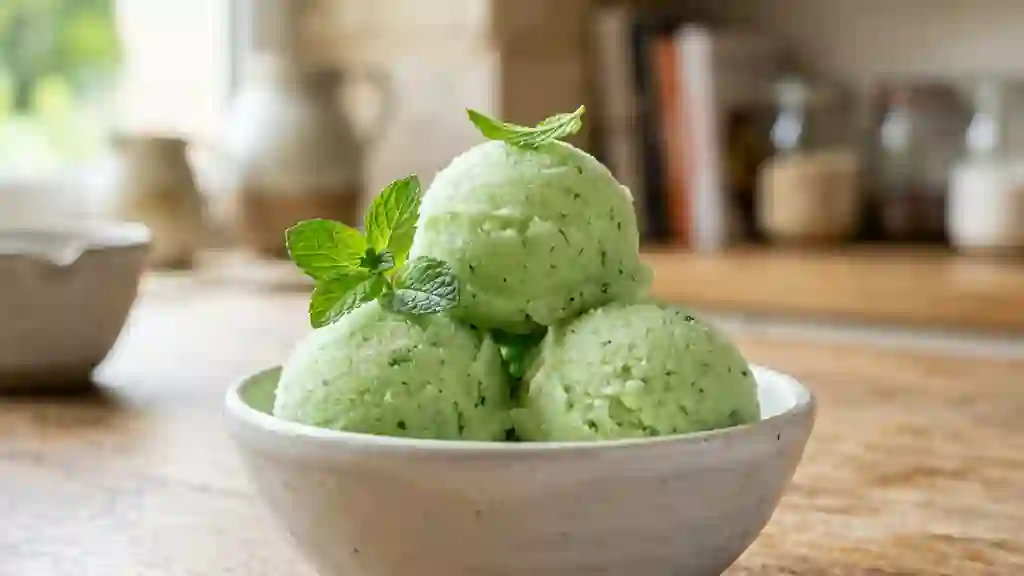 Sorbet Menthe Givrée & Citron - Photo de présentation