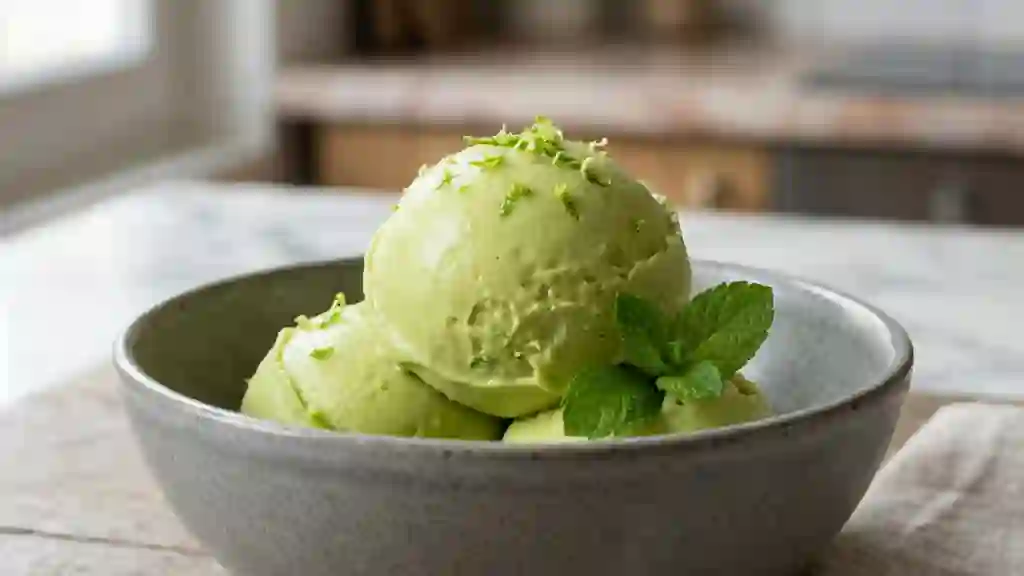 Sorbet Avocat Givré et Ultra Crémeux - Photo de présentation