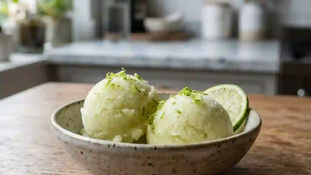 Sorbet Givré au Citron Vert - Photo de présentation