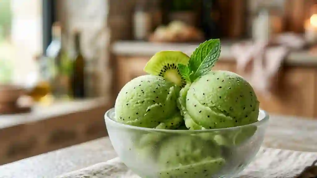 Sorbet Kiwi Intense et Givré - Photo de présentation