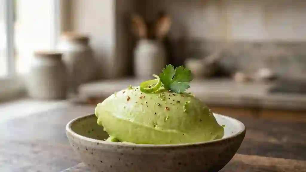 Sorbet Avocat Onctueux et Pimenté - Photo de présentation
