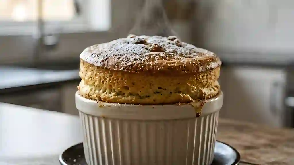 Soufflé aérien aux marrons fondants - Photo de présentation