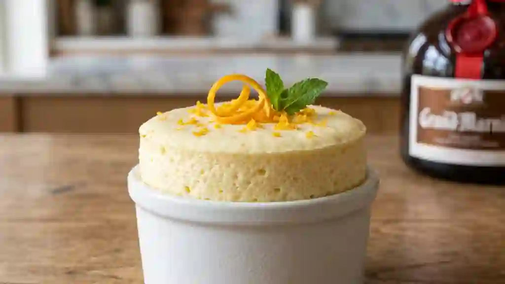 Soufflé glacé nuage au Grand-Marnier - Photo de présentation