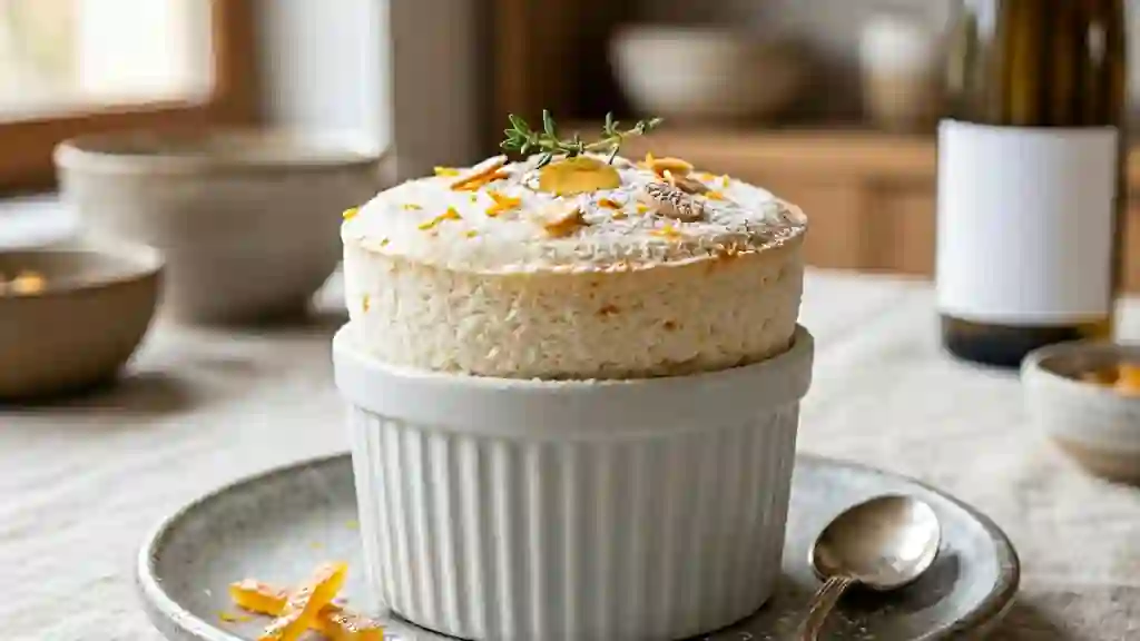 Soufflé Glacé au Marc de Gewurztraminer Fondant - Photo de présentation