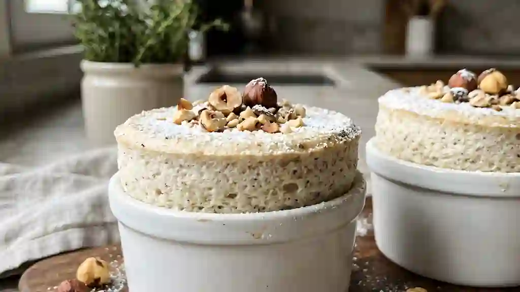 Soufflé Glacé aux Noisettes Torréfiées - Photo de présentation