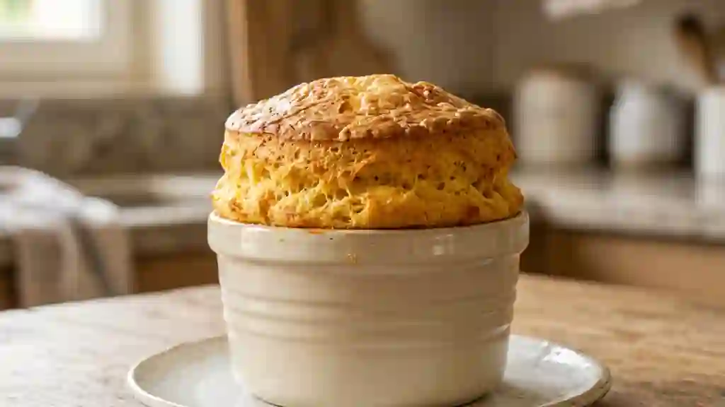 Soufflé aérien carottes et pommes de terre - Photo de présentation
