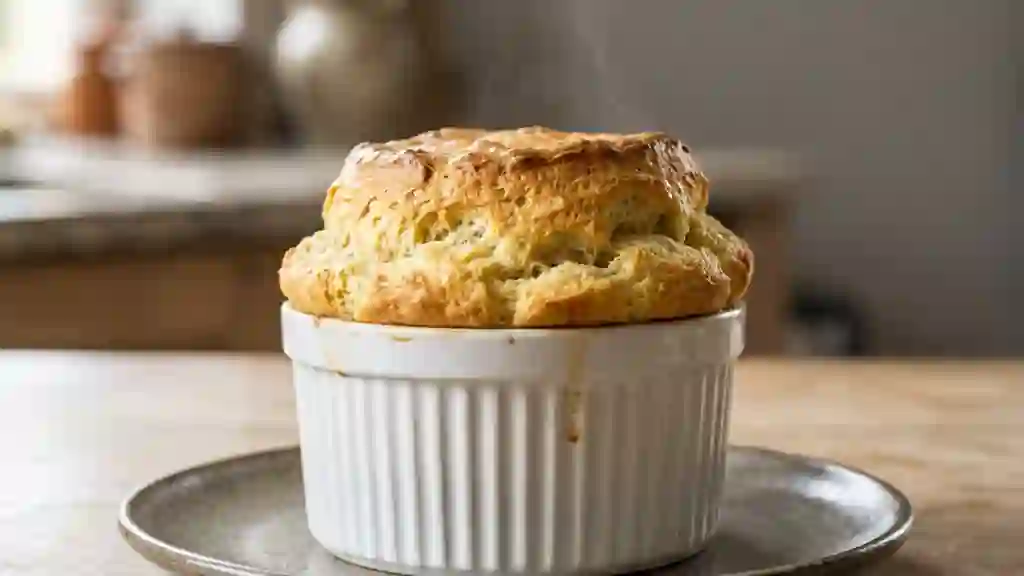 Soufflé aux foies de volaille aérien - Photo de présentation