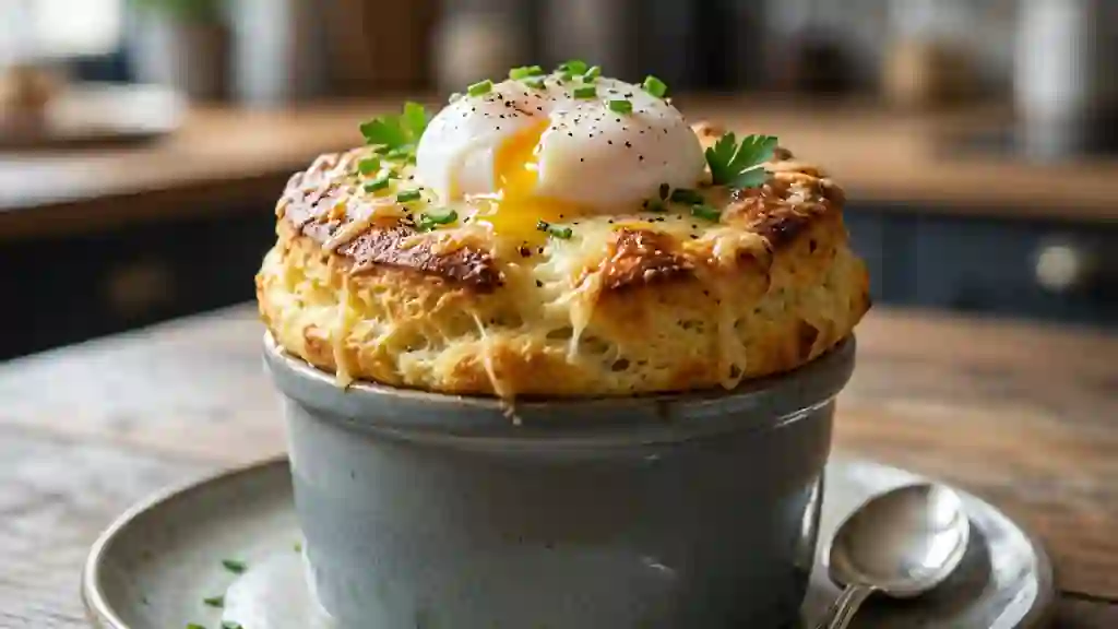 Soufflé au Comté et son Cœur Coulant - Photo de présentation