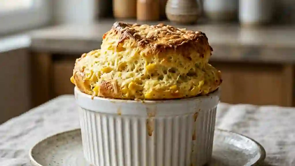 Soufflé au maïs doux ultra-moelleux - Photo de présentation