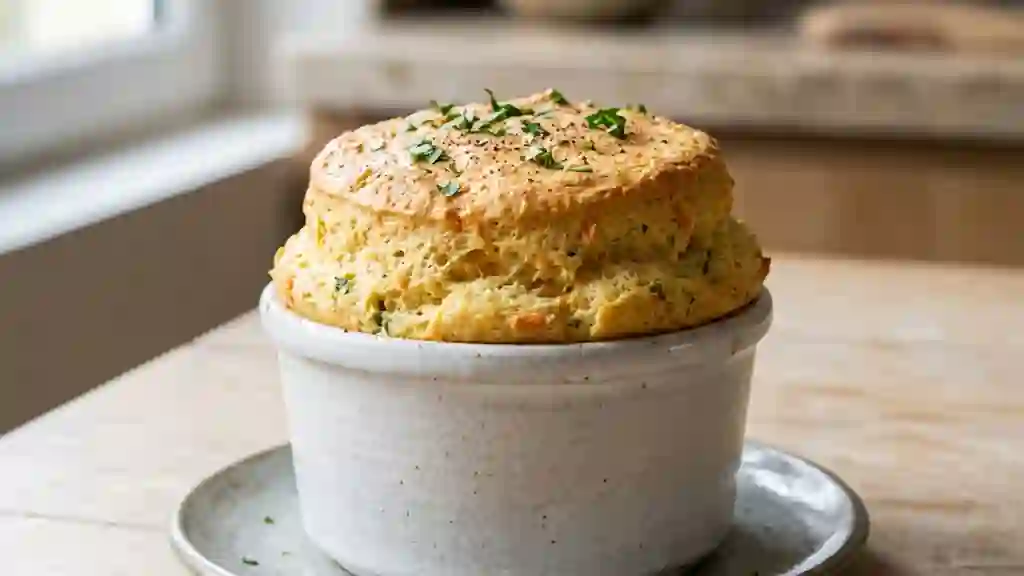 Soufflé de carottes aérien à la muscade - Photo de présentation