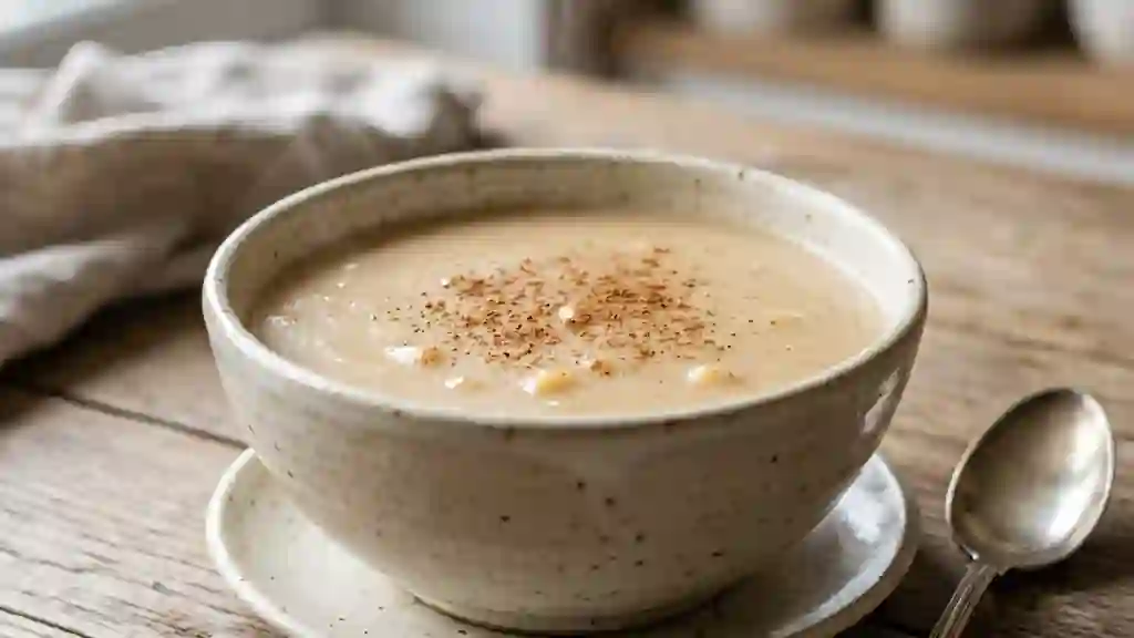 Soupe au lait normande onctueuse et cannelle - Photo de présentation