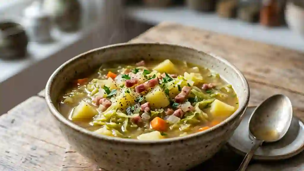 Potée auvergnate fondante au lard fumé - Photo de présentation