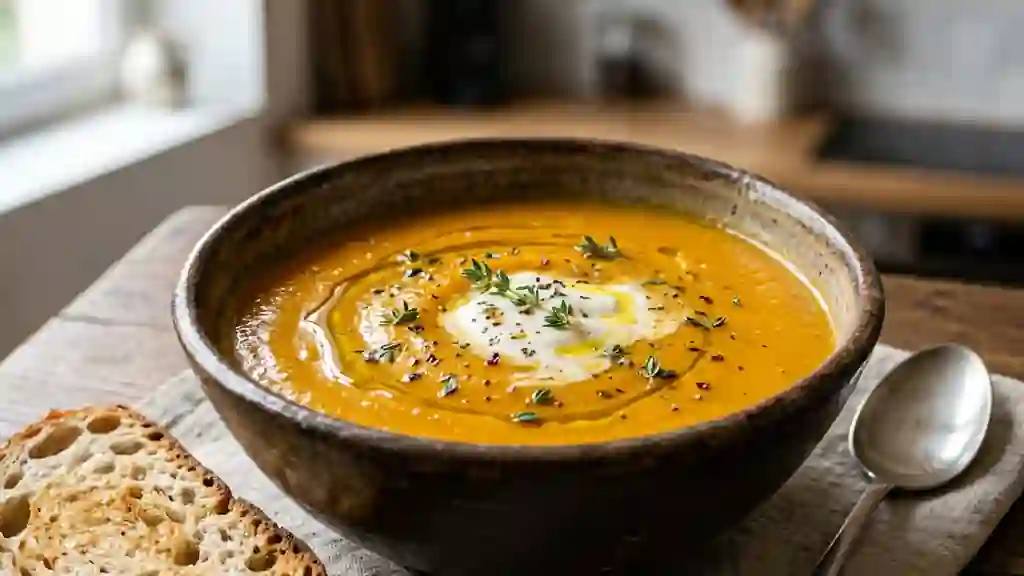 Velouté Fondant Butternut et Thym - Photo de présentation