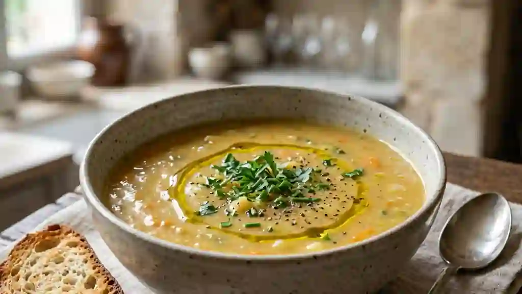 Velouté onctueux aux légumes du potager - Photo de présentation