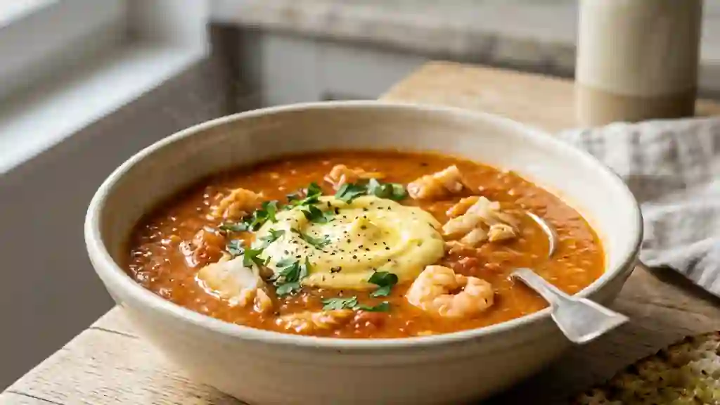 Soupe de Poisson Onctueuse à l'Aïoli - Photo de présentation