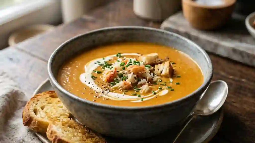 Velouté Iodé aux Étrilles et Crème - Photo de présentation