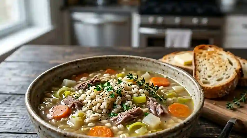 Scotch Broth : Bouillon Écossais à l'Orge - Photo de présentation