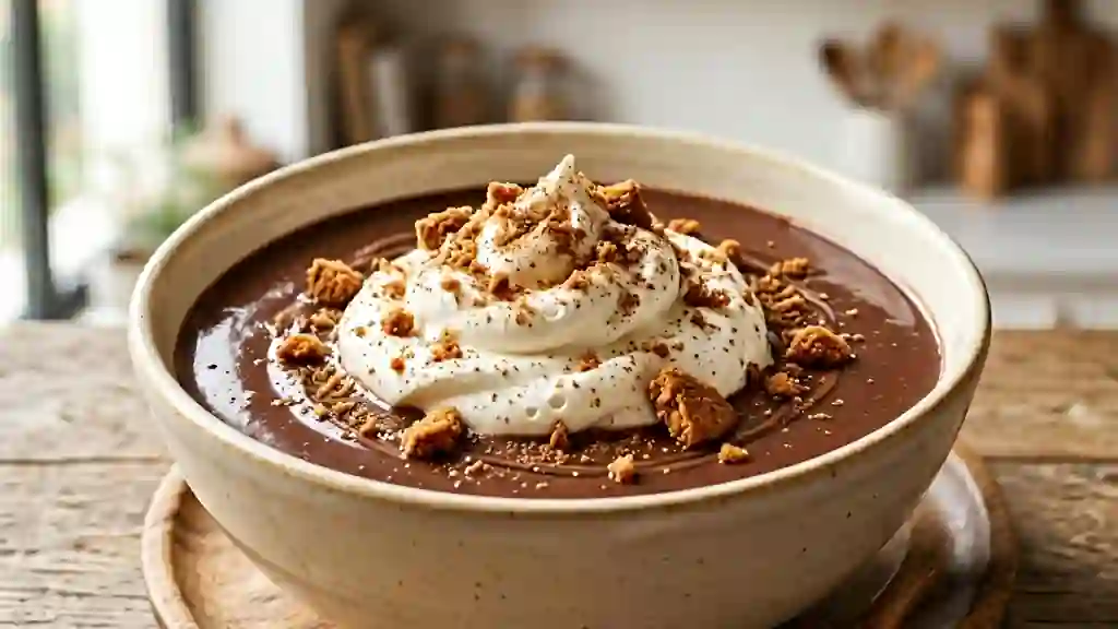 Soupe fondante au Nutella et éclats de spéculoos - Photo de présentation