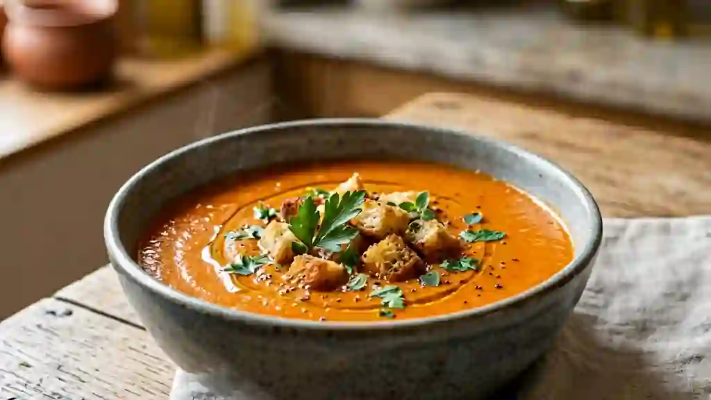 Velouté Soyeux aux Trois Poivrons - Photo de présentation
