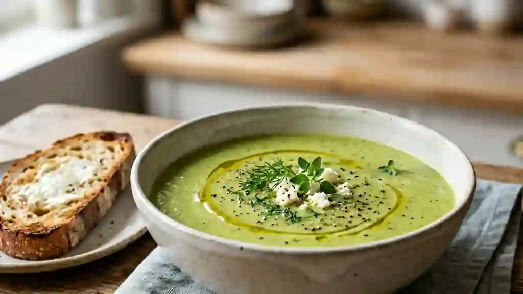 Velouté de courgette fondant à la Vache qui rit - Photo de présentation
