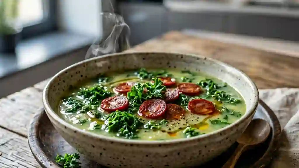 Caldo Verde Onctueux au Chorizo - Photo de présentation