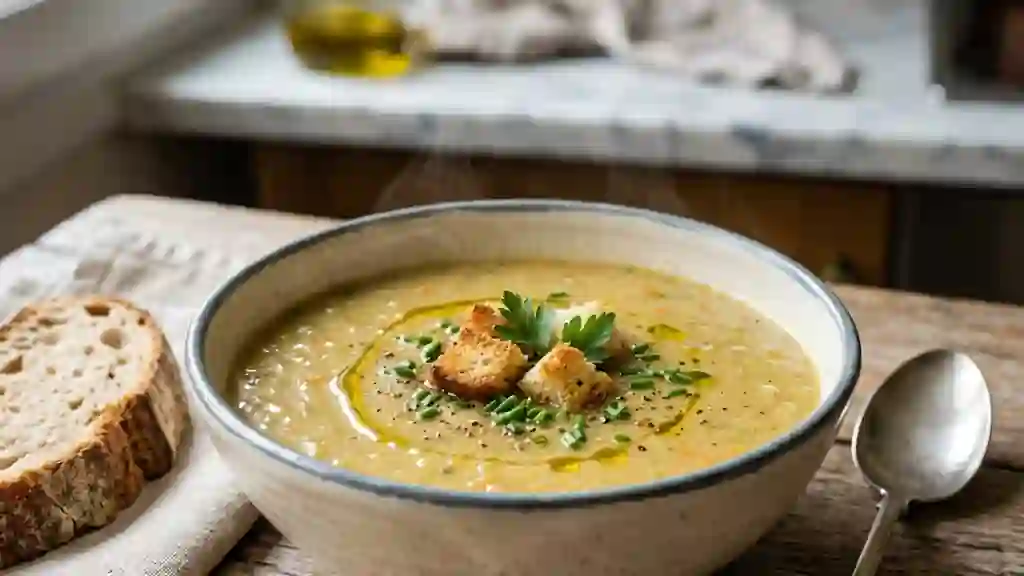 Soupe onctueuse aux légumes du potager - Photo de présentation
