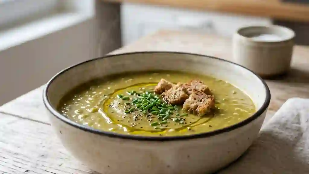 Velouté de pois cassés onctueux - Photo de présentation