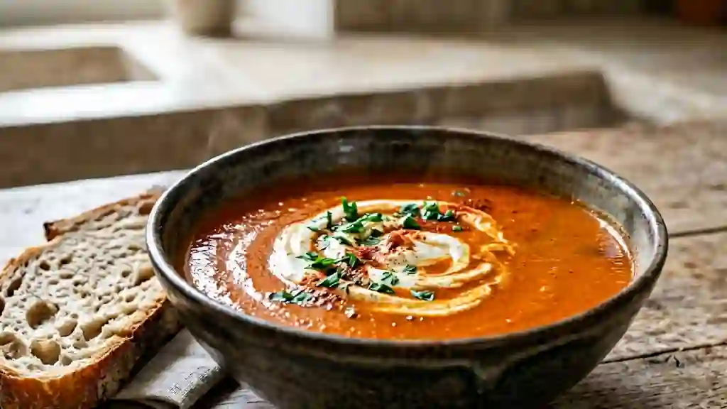Velouté Hongrois Fondant au Poivron et Paprika - Photo de présentation