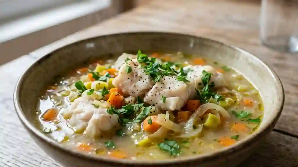Soupe de Merlu Iodée au Vin Blanc - Photo de présentation