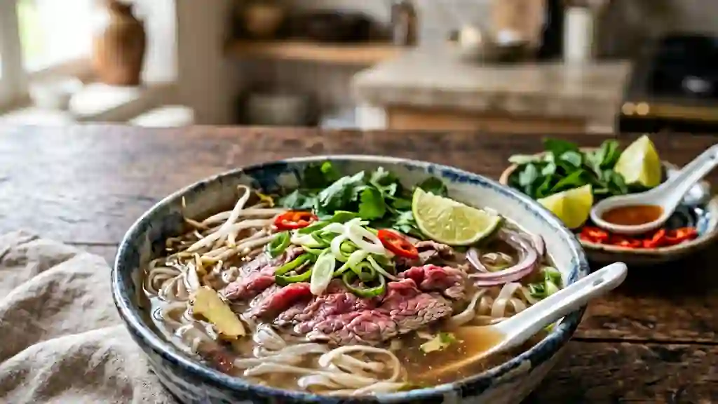 Soupe Tonkinoise au Bœuf et Épices Douces - Photo de présentation