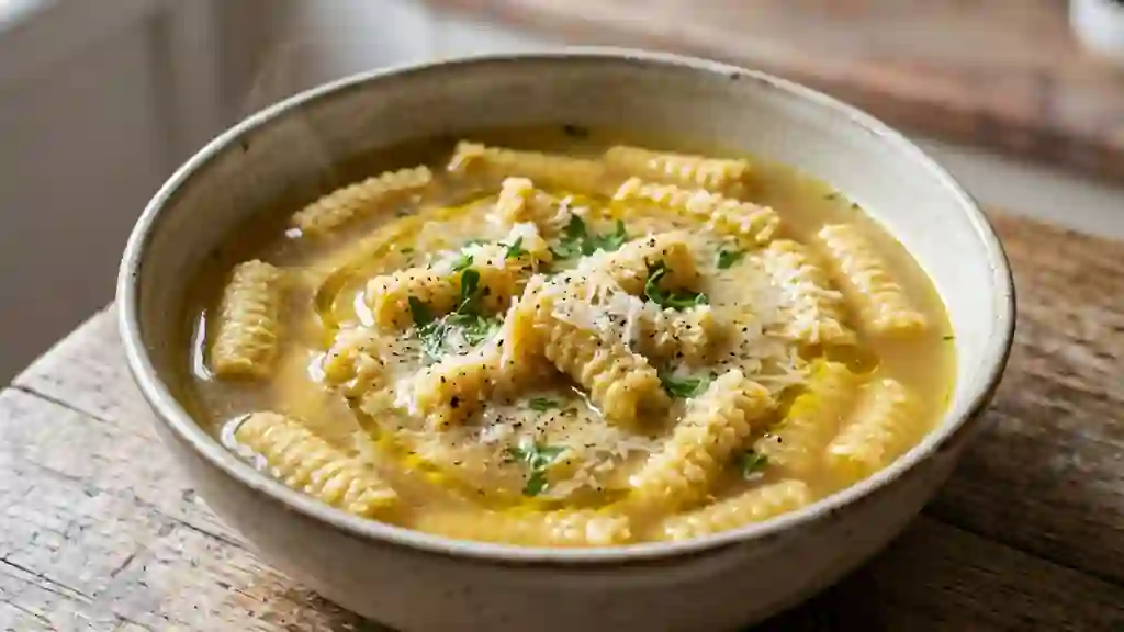 Passatelli Fondants au Parmesan et Muscade - Photo de présentation