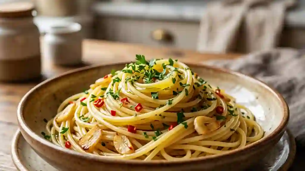 Spaghetti Aglio, Olio e Peperoncino - Photo de présentation