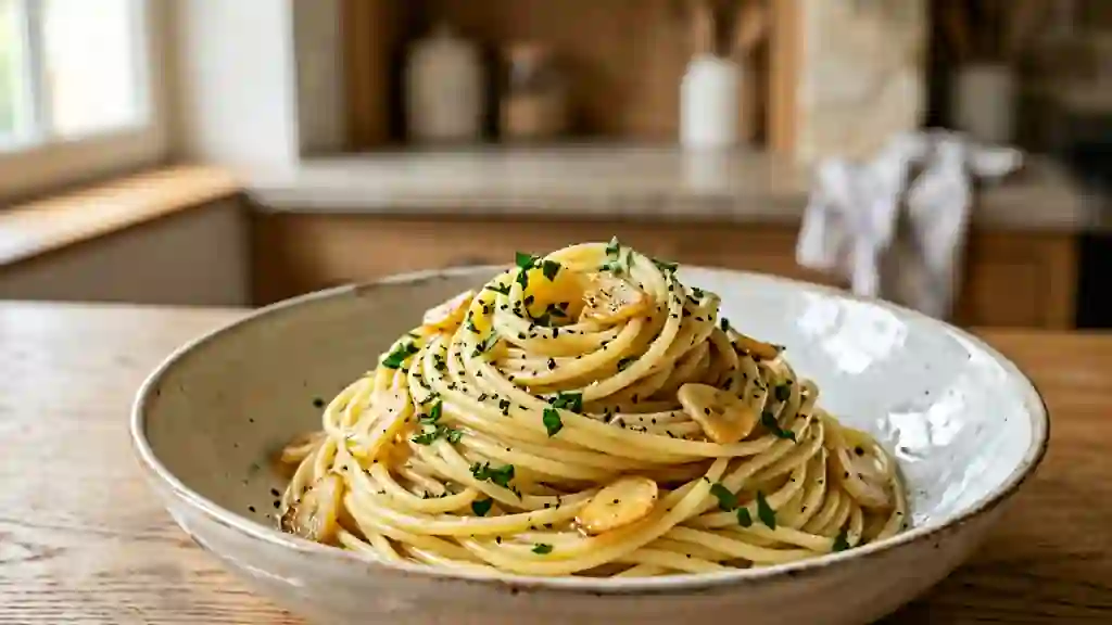 Spaghetti Aglio e Olio Infusés - Photo de présentation