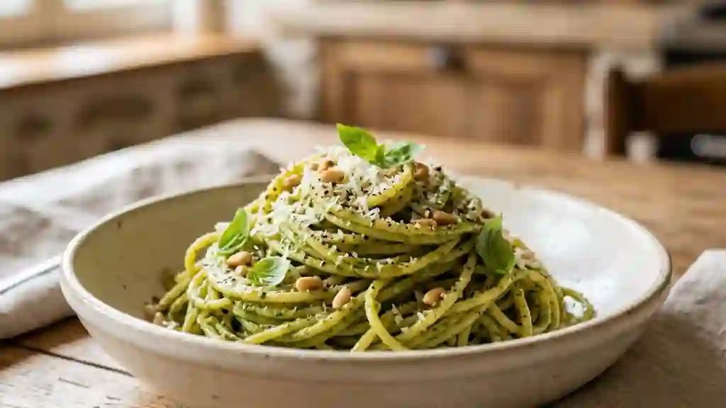 Spaghetti au Pesto de Basilic Intense - Photo de présentation