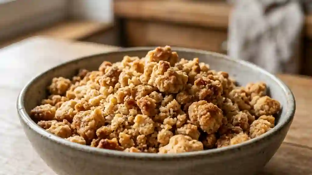Streusel Sablé à la Cannelle et Sucre Roux - Photo de présentation