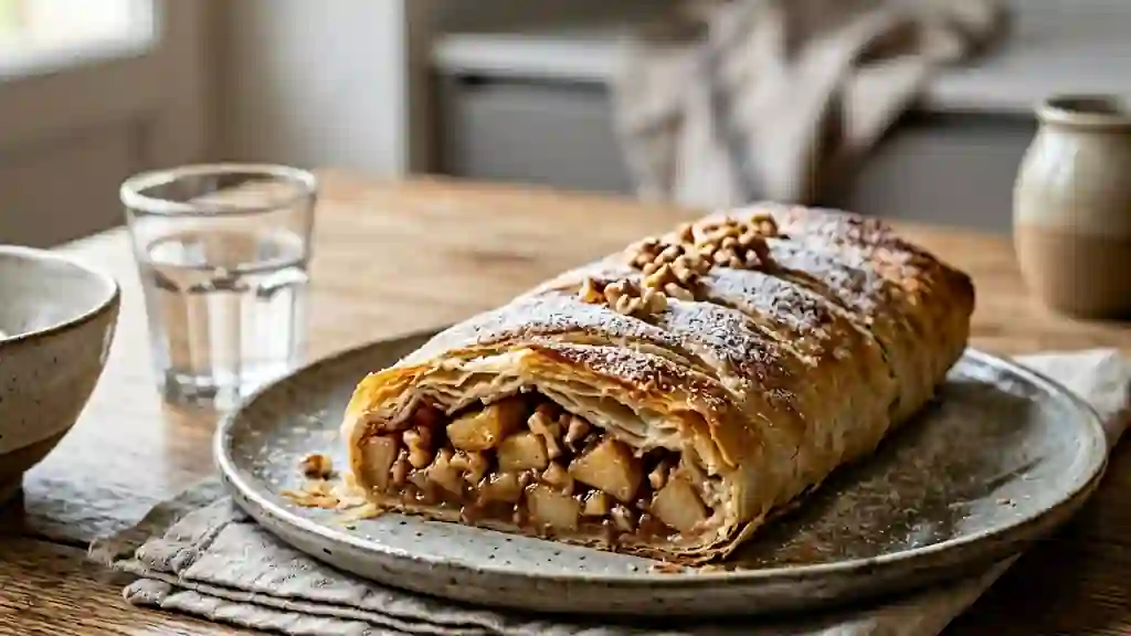 Strüdel Croustillant Pommes et Noix - Photo de présentation