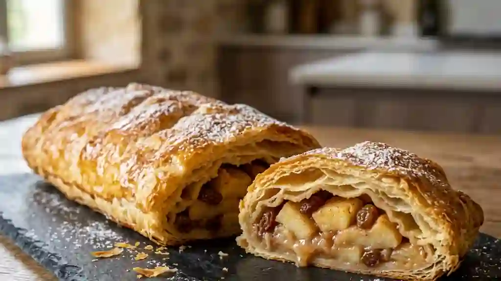Strudel Croustillant Pommes Cannelle - Photo de présentation