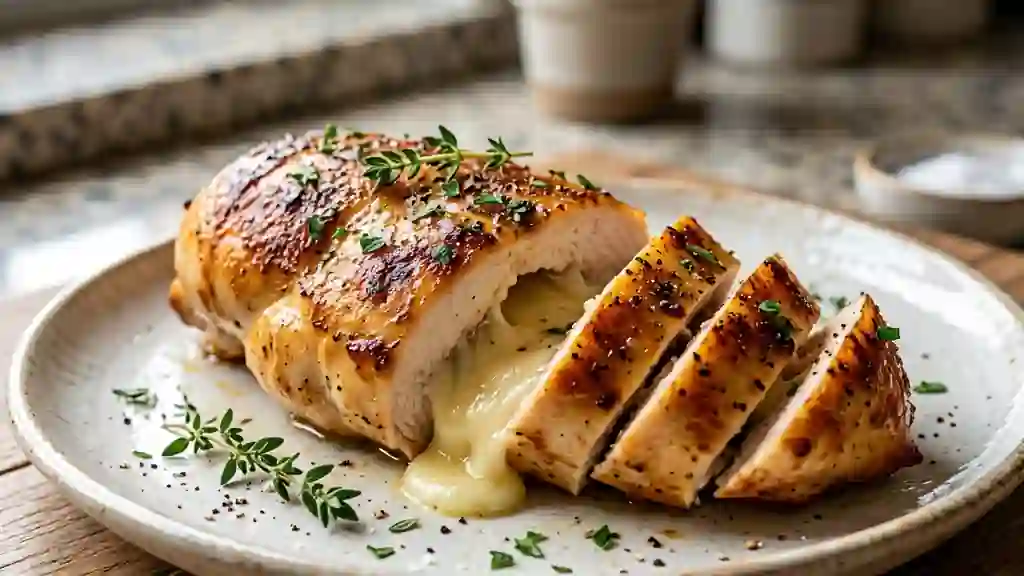Suprêmes de Poulet Cœur Coulant au Gruyère - Photo de présentation