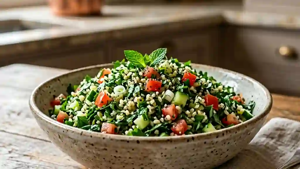 Taboulé libanais croquant et acidulé - Photo de présentation