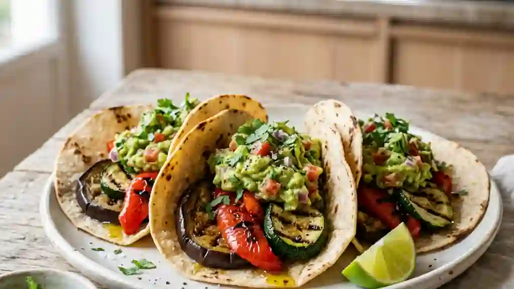 Tacos grillés au guacamole onctueux - Photo de présentation