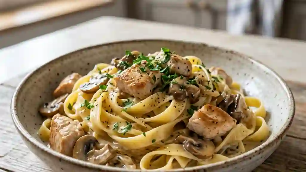 Tagliatelles paysannes à la dinde fondante - Photo de présentation