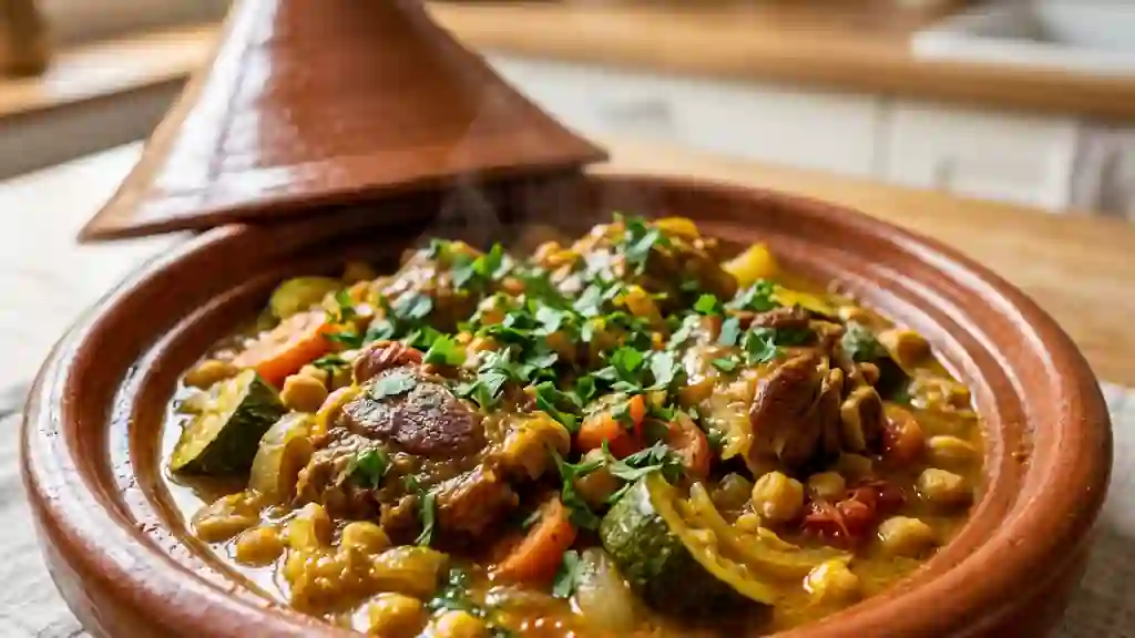 Tajine d'Agneau Fondant aux Épices Douces - Photo de présentation