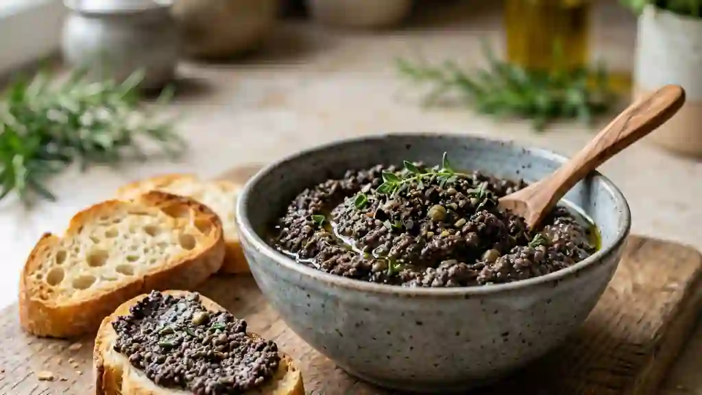 Tapenade Noire Crémeuse et Iodée - Photo de présentation