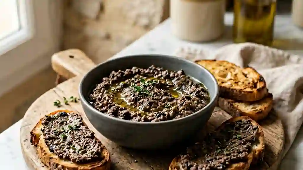 Tapenade noire intense et fondante - Photo de présentation